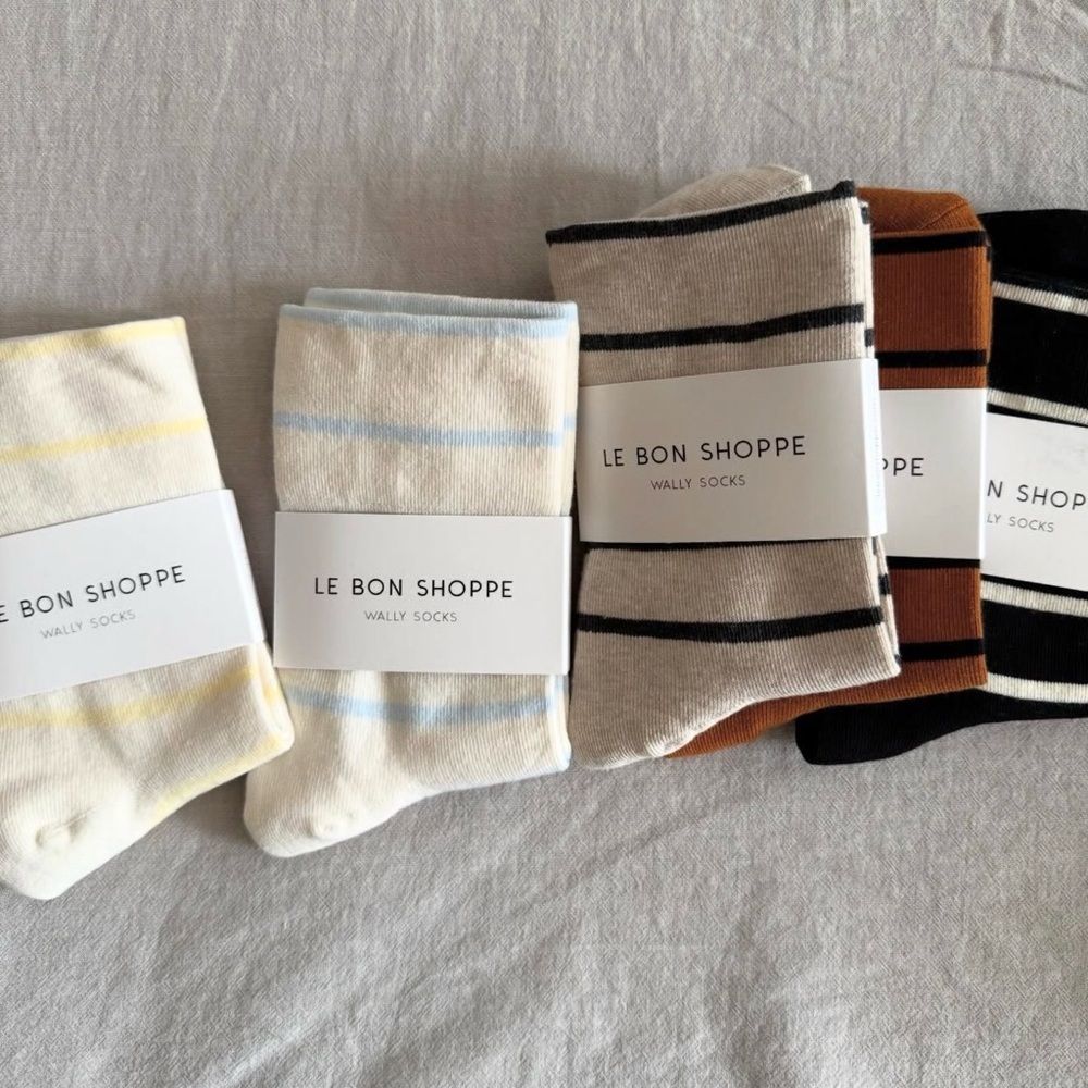 Le Bon Shoppe Men's Striped Socks - Assorted Colors